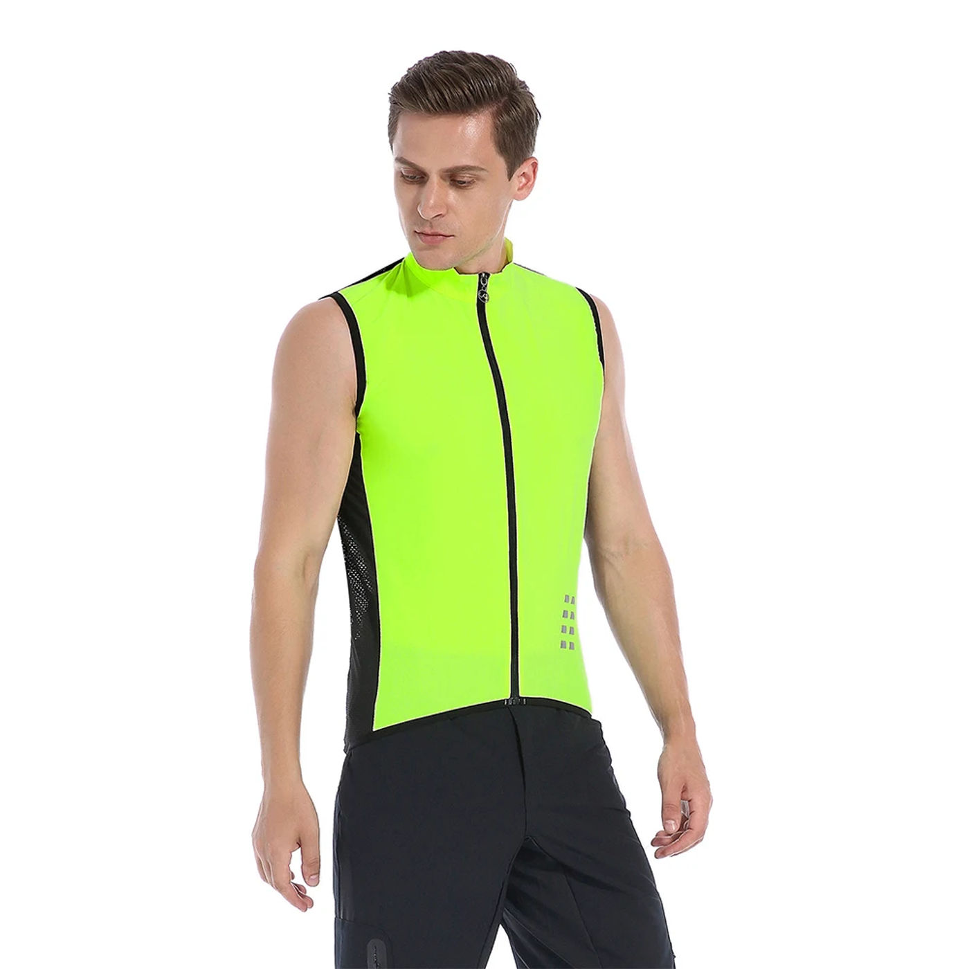 Description Picture 6 of itemWOSAWE Reflective Cycling Vest Mesh Windproof Lightweight Ciclismo Mtb Bike Sleeveless Jersey Breathable Clothing Cycling Gilet