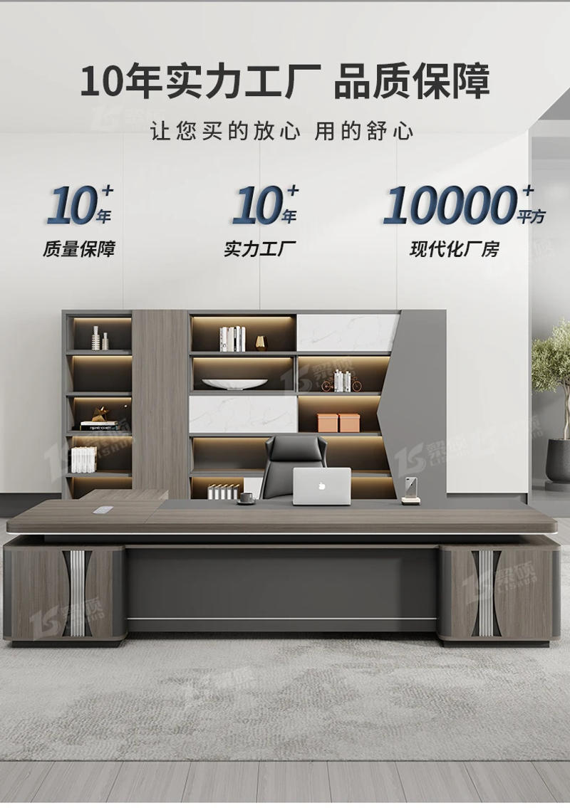 Description Picture 5 of itemWriting Corner Desk Reception Drawers Executive Computer Office Desk Organizer Modern Escritorios De Oficina Office Furniture