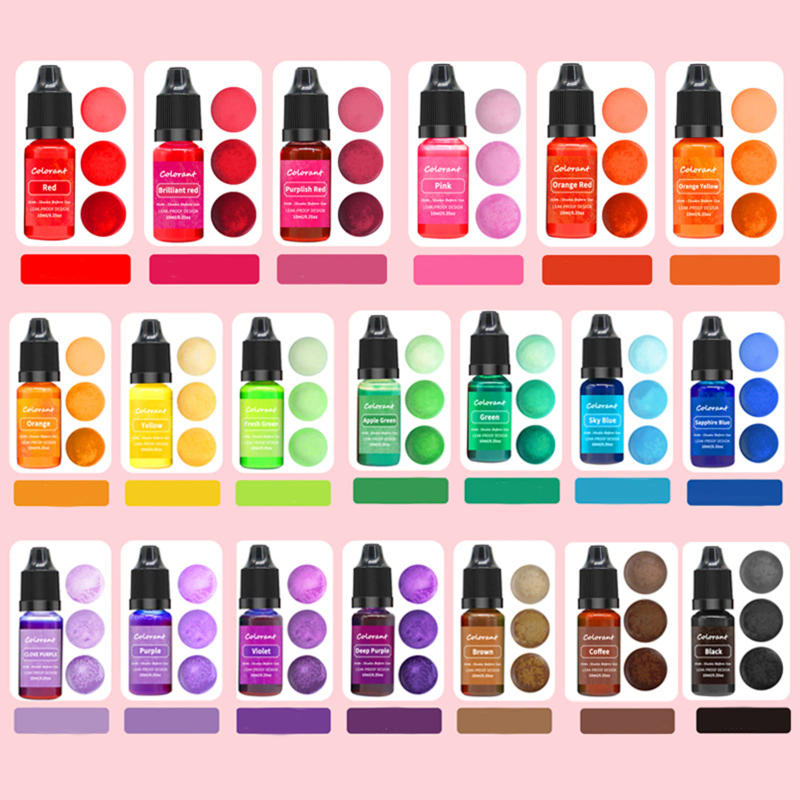 Description Picture 6 of item20Pcs Candle Color Dye Candle Making Dye Candles Pigment Dye Colors DIY Handmade Soap Candles Making 10ml Liquid Bath Colorant