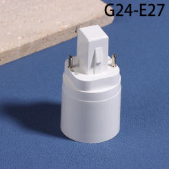 LED G24 To E27 Adapter Socket Halogen CFL Light Lamp Base Converter E27 To G24 Bulb Holder Adapter 2Pin 85-265V Bulb Holder