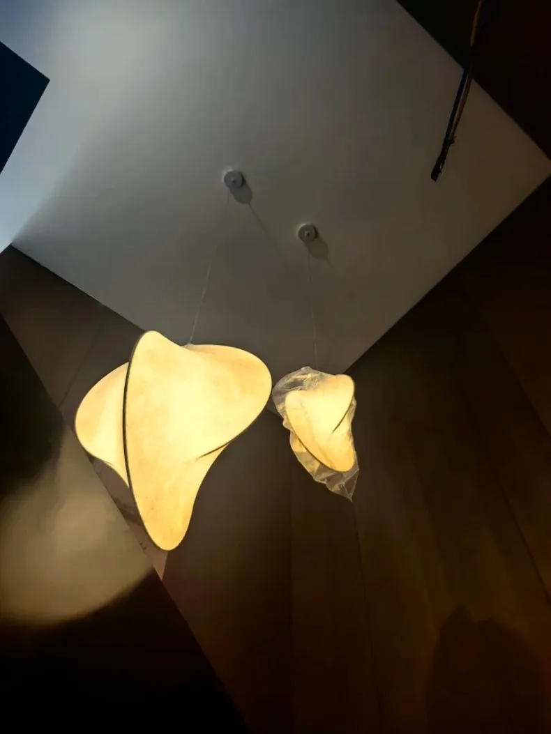 Description Picture 4 of itemItaly Design Silk Pendant Lamp Ceiling Suspension Hanging Light for Living Dining Room