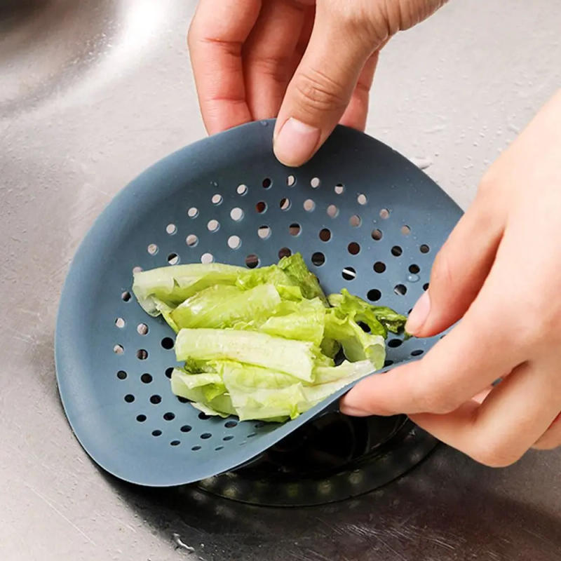 Description Picture 6 of itemUseful Anti-blocking Sink Strainer Round Shape Hair Clean Up Mesh Trap Floor Drain Shower Drain Pad Kitchen Bathroom Accessories