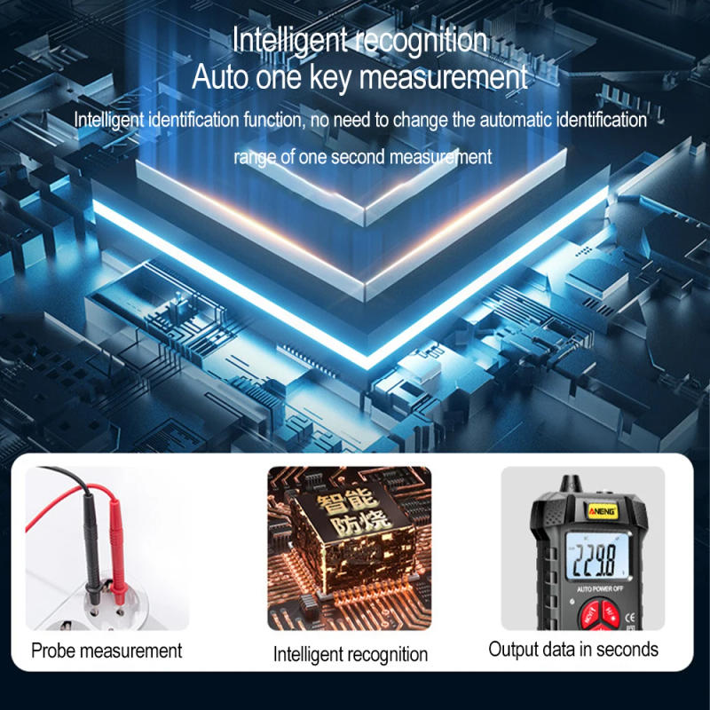 Description Picture 5 of itemANENG M167 Digital Mini Multimeter Profesional 4000 Counts AC/DC Electrical Instruments Tester Auto Range Meter Multimetro Tool