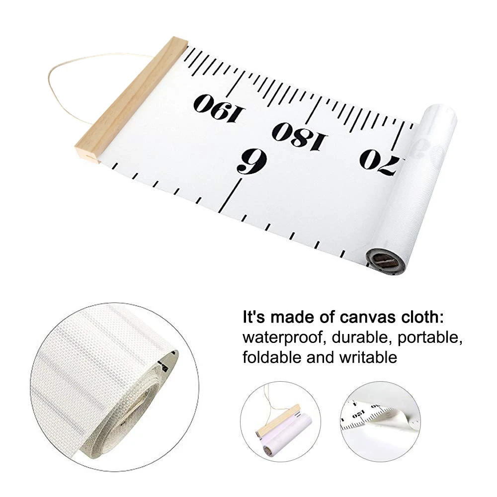 Description Picture 2 of itemKids Height Chart Wall Hanging Decals Sticker For Kids Room Decor Wallpaper Baby Child Measure Height Ruler Growth Chart