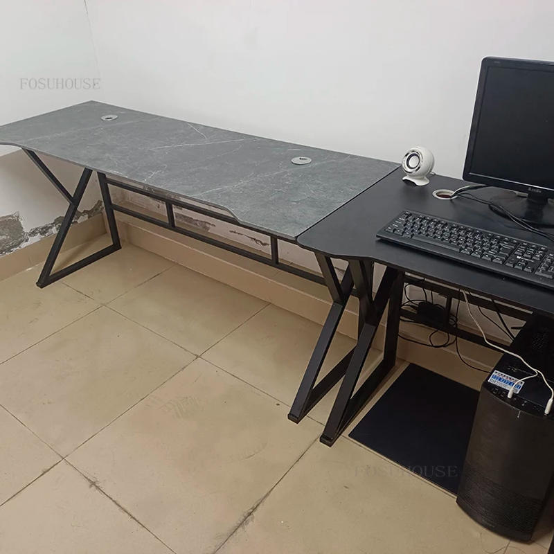 Description Picture 3 of itemModern Fiberboard Gaming Tables for Office Desktop Study Reading Desk Light Luxury Simple Design Computer Desks for Living Room