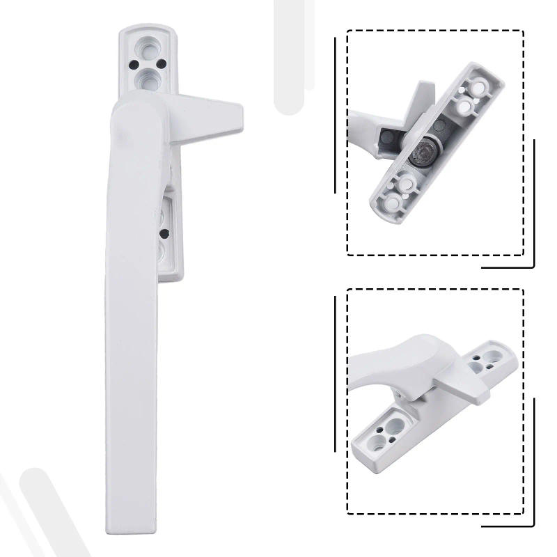 Description Picture 6 of itemLeft Right Hand Aluminum Alloy External Flat Handle For Window Household  Furniture Hardware Tools Accessories