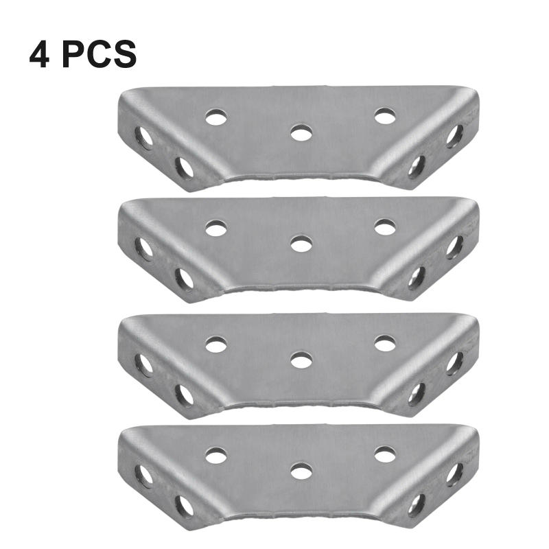 Description Picture 6 of itemHigh Quality Corner Brackets Protector Stainless Steel Support Frame 2mm 4PCS Electroplating Process Furniture Corner