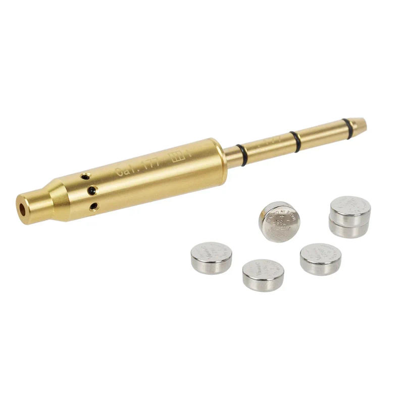 Description Picture 3 of itemTactical Green Bore Laser Boresighter .177 .22LR .38SPL 9MM .45ACP Rifle Caliber Lasers Glock 17 19 1911 Hunting Sight