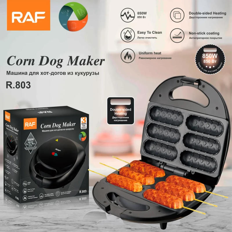 Description Picture 3 of itemHot Dog Maker 1PC Making Grilled Sausages Sausages Breakfast Maker Baking Frying Heating Home Small Mini Cooking Appliances