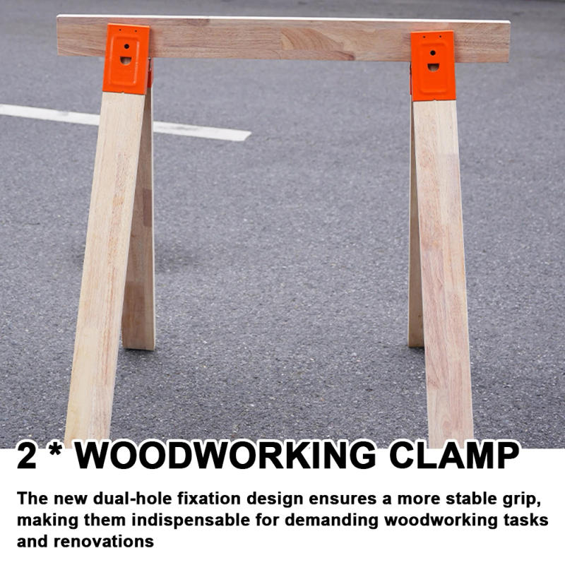 Description Picture 6 of itemSturdy Steel Clamps Versatile DIY Woodworking Table Efficient Support for Carpentry and Renovation Projects