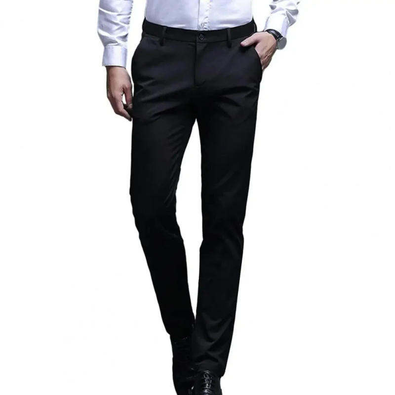 Description Picture 2 of itemB.B8698 1XL-5XL Spring Business Office England Style Pants Thin Autumn Thick Formal Pants