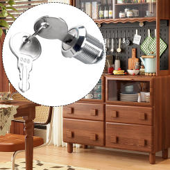 16/30mm Cam Lock Set Door Cabinet Mailbox Drawer Cupboard Locker Zinc Alloy Cylinder Cam Lock With 2 Keys Furniture Hardware