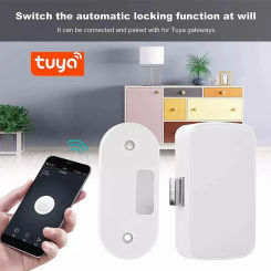 Tuya Wireless Smart Bluetooth Door Drawer Switch Hidden Cabinet Lock APP Remote Control Unlock Switch Home Safety File Lock