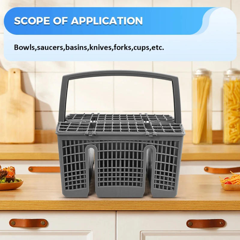 Description Picture 4 of itemCutlery Basket Dishwasher For Bosch Constructa Cutlery Basket Dishwasher Plastic Cutlery Knife And Fork Storage Basket For LG/GE