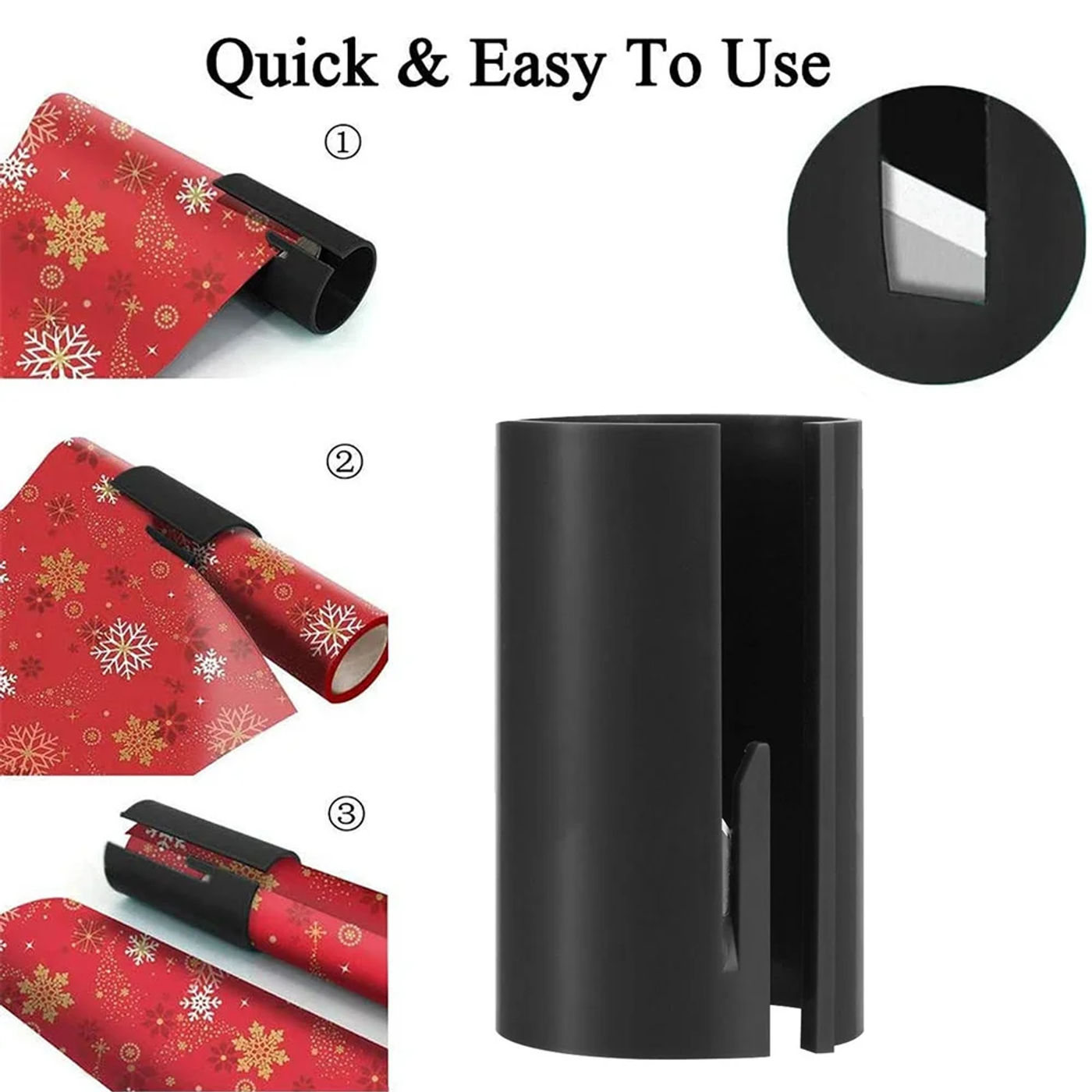 Description Picture 4 of itemPaper Cutter Gift Wrapping Paper Knife Cutter Paper Craft Paper Tube Cutting Tool DIY Scissors Household Tools Die-Cut Machines