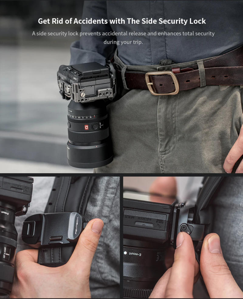 Description Picture 5 of itemPGYTECH Beetle Camera Backpack Clip with Plate Camera Quick Release System for Sony Nikon DSLR photography accessories