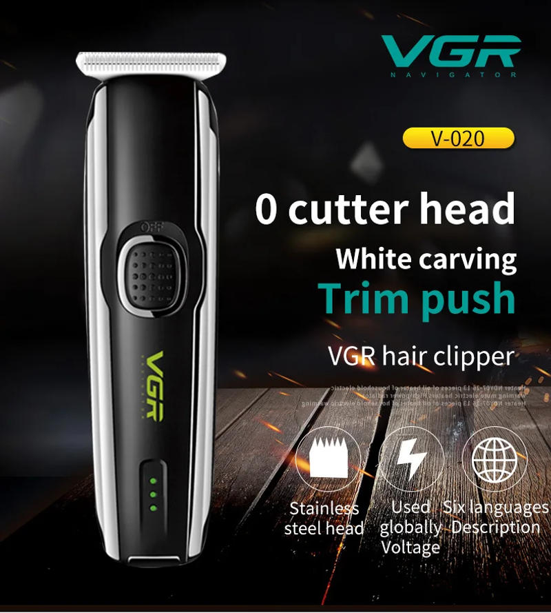 Description Picture 2 of itemV-020 New Professional Hair Clipper Electric Clipper 0 Cutter Head Clippers Rechargeable Electric Men Hair Cutting Machine