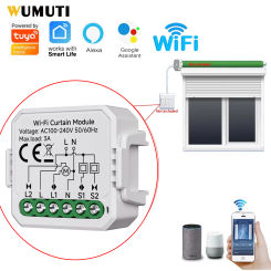 Tuya Smart WiFi Blind Curtain Switch Remote Control For Roller Shutter Electric Motor work with Google Home Alexa Smart Home