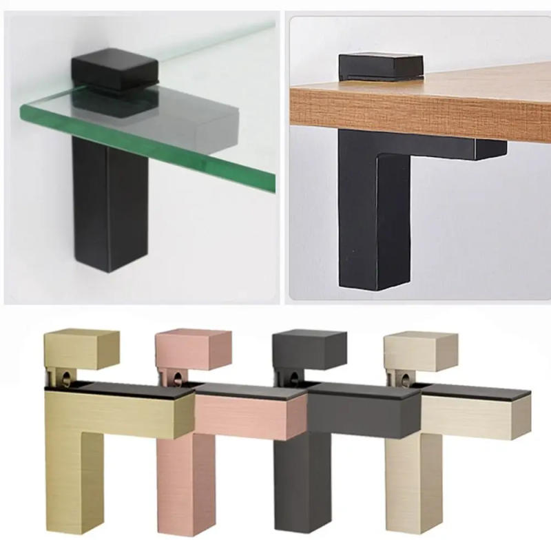 Description Picture 6 of itemGlass Door Clamp Glass Shelf Holder Frameless Brackets Wardrobe Cupboard Cabinet Door Clip High Quality Furniture Hardware