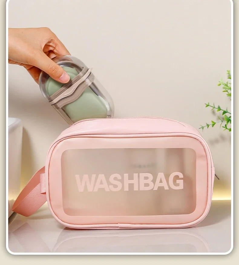 Description Picture 3 of item1PC Portable Travel Soap Dish With Drain Water Bathroom Supplies Waterproof Sealed Transparent Bathroom Holders And Dispensers