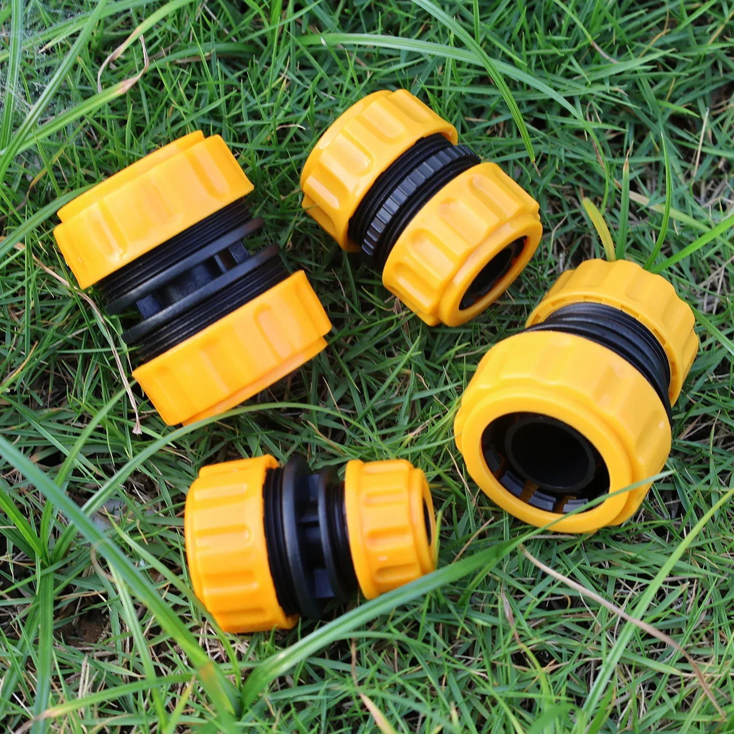 Description Picture 6 of item1-10pcs Quick Water Pipe Connector Double Joint Hose Coupling Adapter Repair Damaged Hose Garden Pipe Joint Extender Accessories