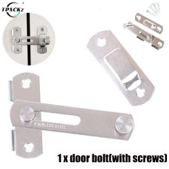 Guard Latch Bolt With Screws Sliding Window Door Lock Handle Stainless Steel Door Latch Home Safety Chain Door Home Hardware