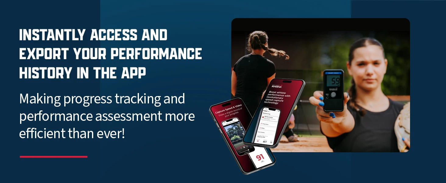 Description Picture 6 of itemSmart Coach Speed Gun for Baseball, Hockey, Softball - Accurate Pitching & Sports Speed Measurement