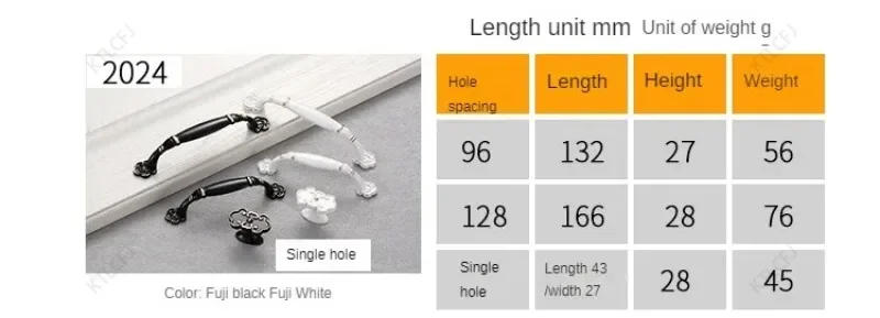 Description Picture 5 of itemAmerican Black Handle Nordic Cabinet Wardrobe Shoe Cabinet Door Handle Modern and Minimalist European Zinc Alloy Drawer Handle