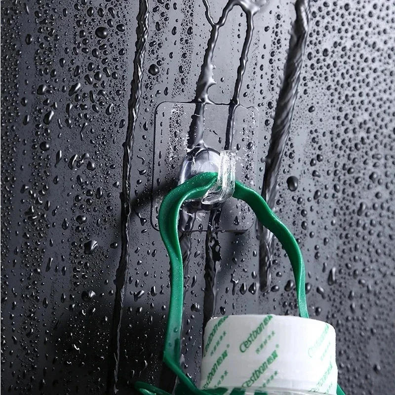 Description Picture 3 of itemTransparent Wall Hook hanger Strong Self Adhesive Door Wall Hanger Hook Suction Heavy Load Rack Cup Sucker for Kitchen Bathroom