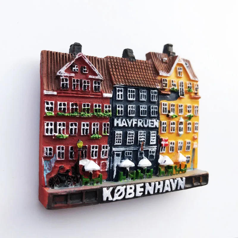 Description Picture 6 of itemDenmark Travelling Fridge Magnets Home Decor Denmark Tourism Souvenirs Fridge Stickers Message Board Magnetic Stickers Gifts