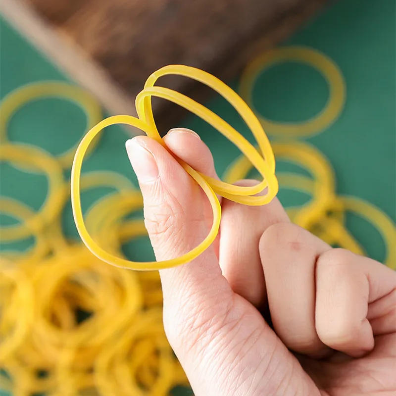 Description Picture 6 of item100pcs Elastic Rubber Bands Bank Paper Bills Money Home Office Stretchable Band Sturdy Rubber Elastics Bands Diameter 40mm