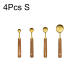 4Pcs Gold S