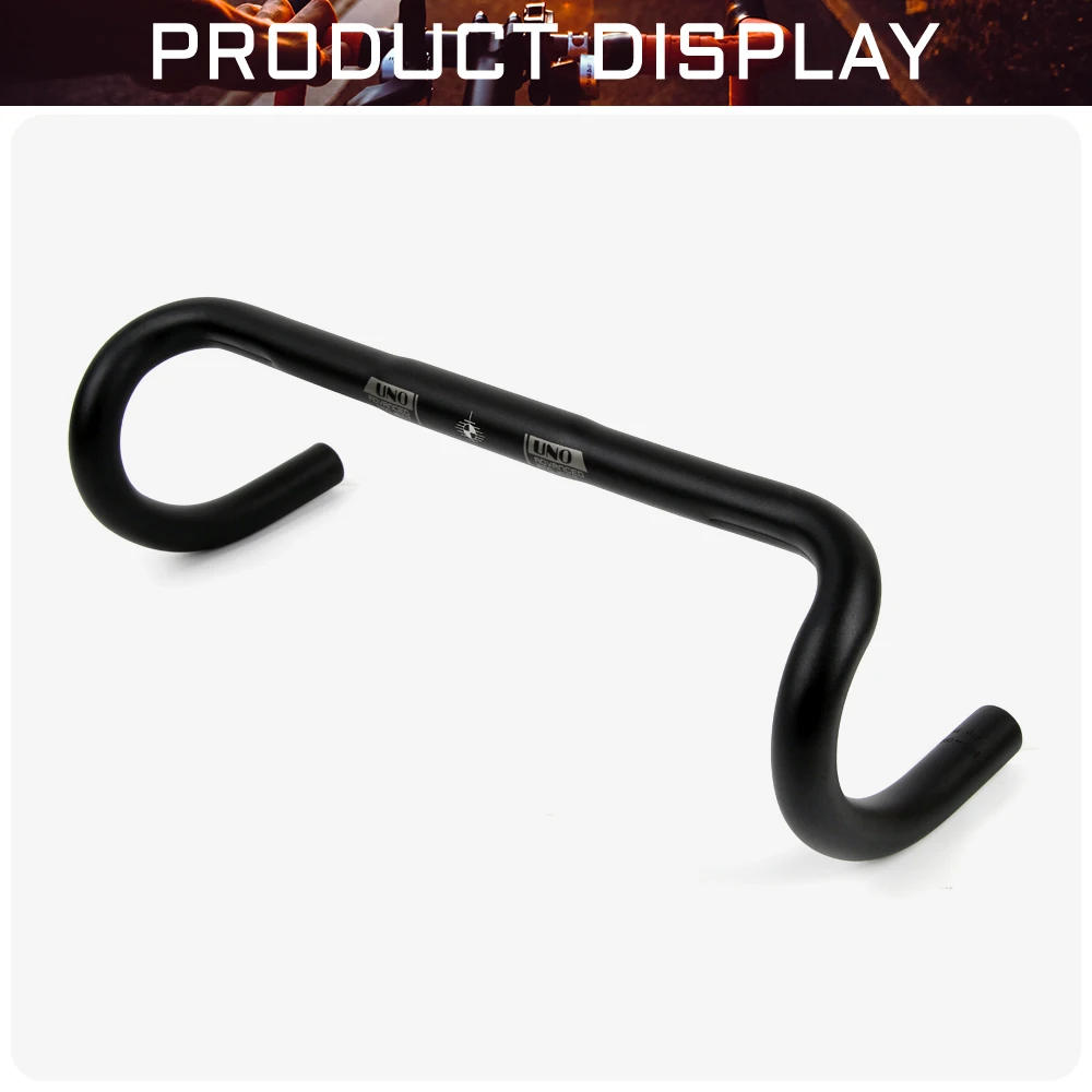 Description Picture 4 of itemUNO Ultralight Drop Bar Handle Road Bike Handlebar 25.4/31.8mm Bicycle Bent Handlebar 360/380/400/420/440mm Bike Accessories