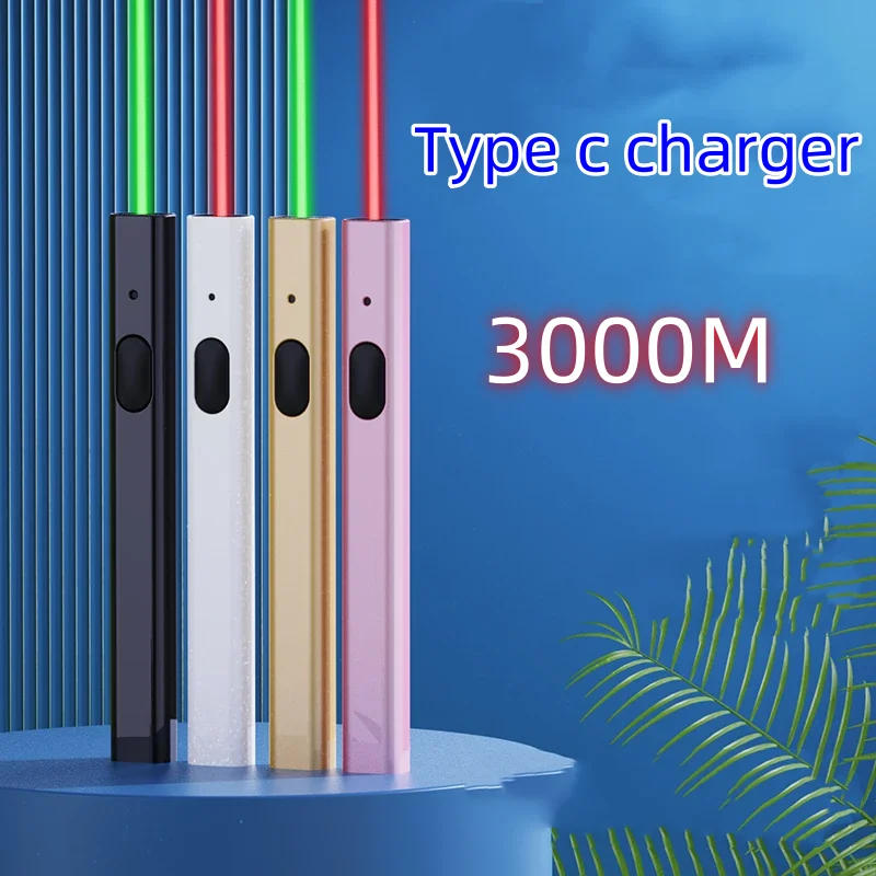 Description Picture 2 of itemJSHFEI laser pointer pen USB Charging Sight Pointer PenGreen laser pen 650nm Red Laser Built-in USB Rechargeable Beam Pointer