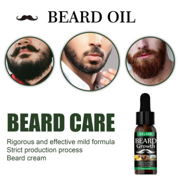 30ML  Beard Hair Growth Essential Oil Anti Hair Loss Product Natural Mustache Regrowth Oil for Men Nourishing Beard Care Roller