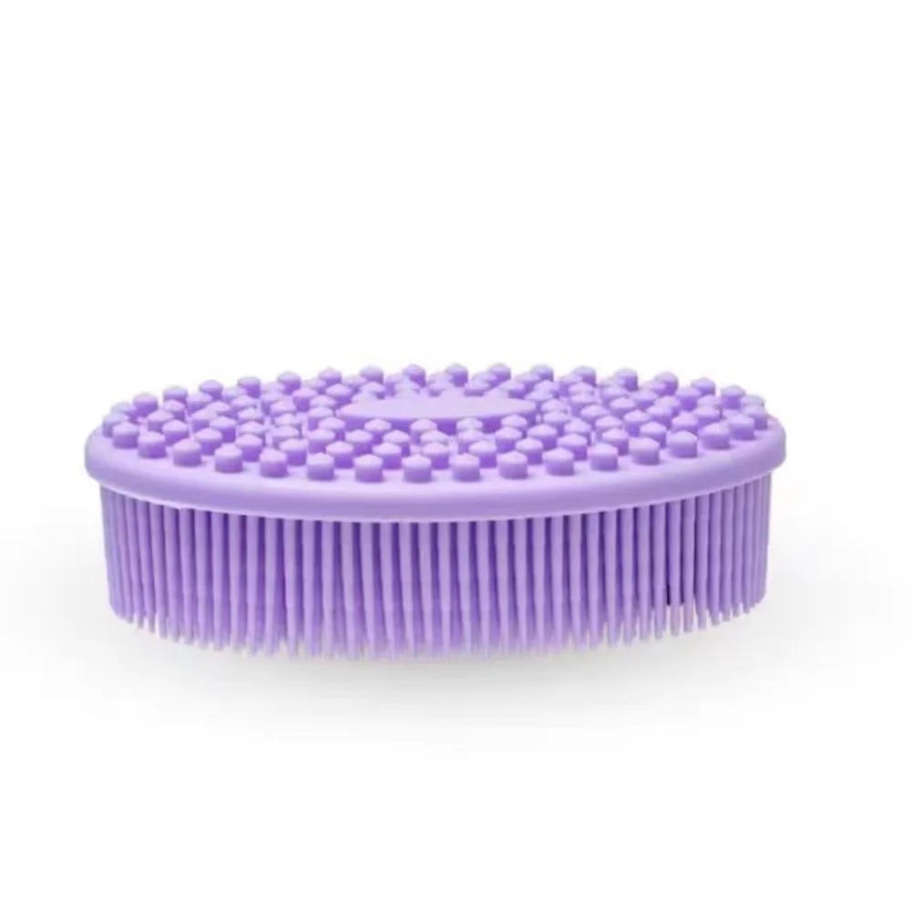 Description Picture 4 of itemSilicone Body Scrubber Baby Shower Sponge Dry Bath Brush for Body Massager Bast Exfoliating Silicone Bathing Scrubber Body Brush