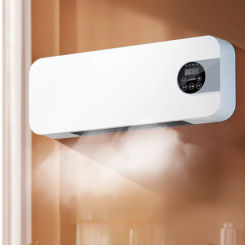 Wall-Mounted Air Conditioner Fan Cooling and Heating Dual-Purpose Small Fan Mobile Mute Dormitory Electric Fan Wall-Mounted