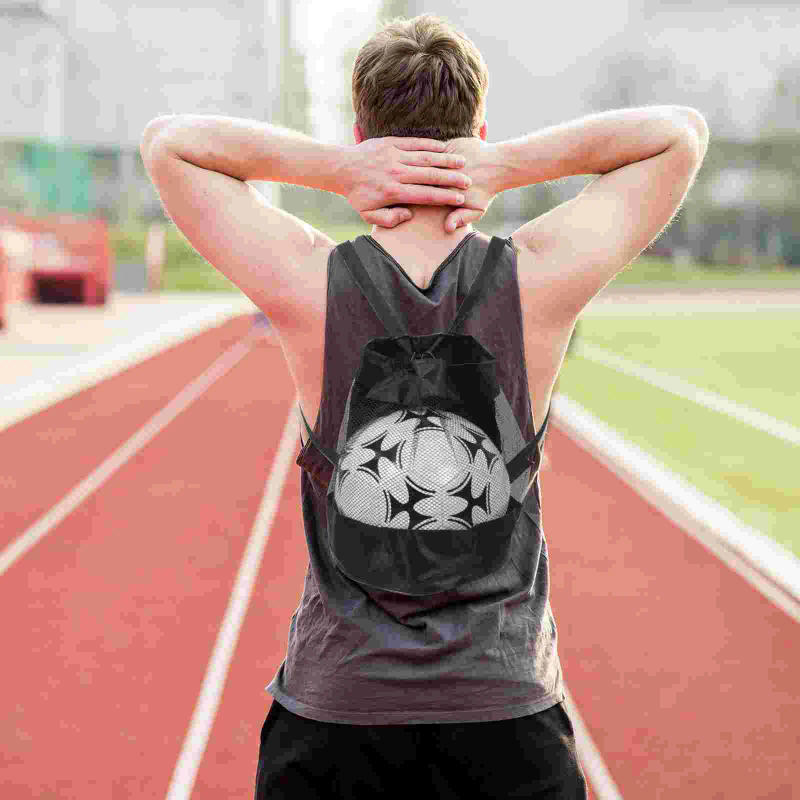 Description Picture 5 of itemLarge Capacity Mesh Net Basketball Bag For Sports Carrying Suitable For Adults Children Outdoor Indoor Use Training