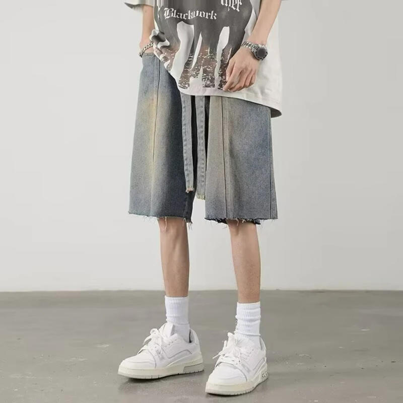 Description Picture 6 of itemAffordable Brand New Jeans Men Jeans Casual Fashion Jeans Korean Loose Polyester Slight Stretch Straight Versatile