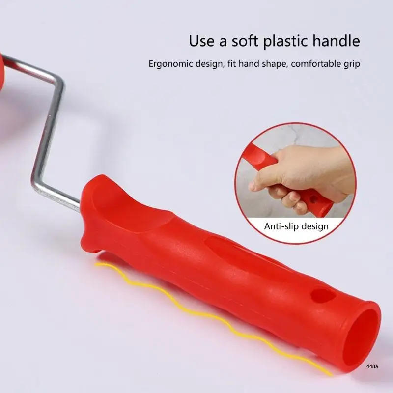Description Picture 6 of itemWall Brush Putty Roller Texture Pattern Roller Brush Drywall Compound Roller for Smooth Plastering Construction Tool
