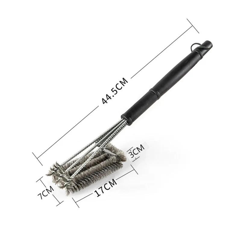 Description Picture 6 of itemBarbecue Grill BBQ Brush Clean Tool Grill Accessories Stainless Steel Bristles Non-stick Cleaning Brushes Barbecue Accessories