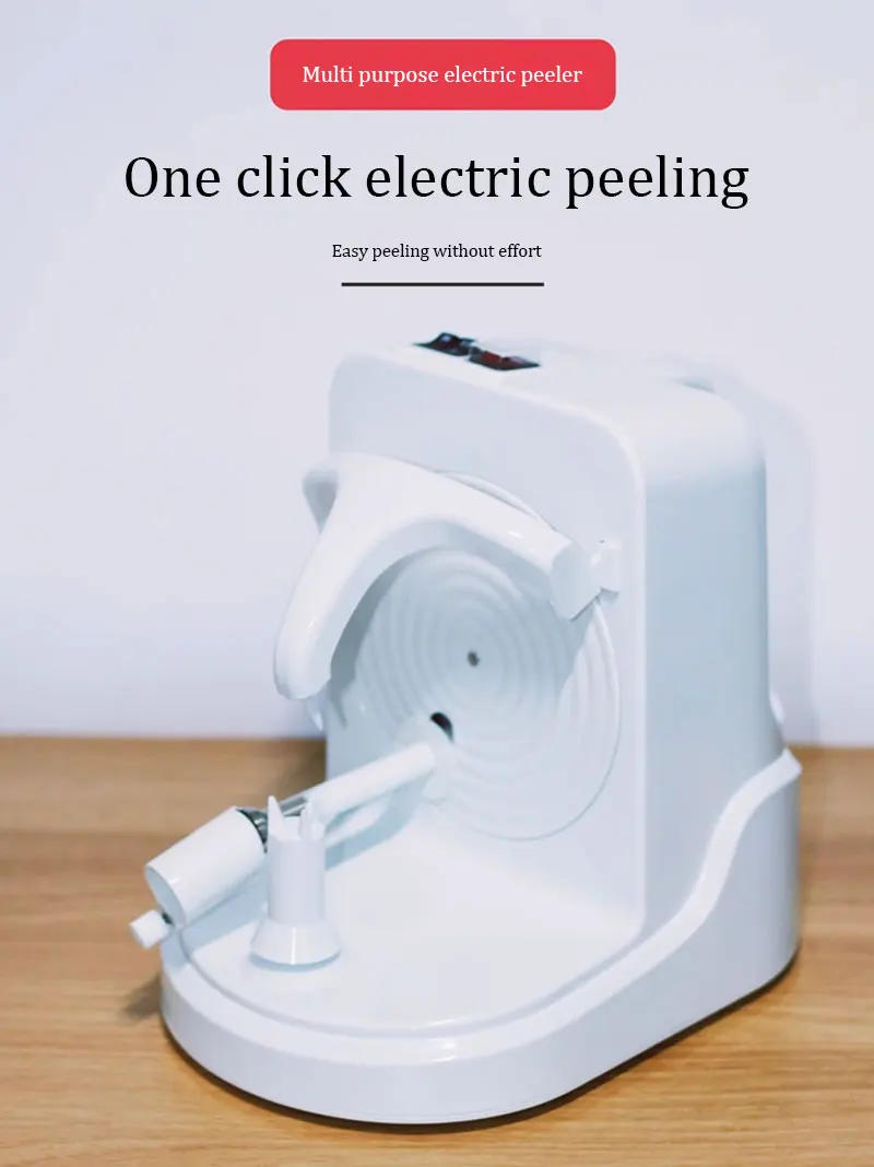 Description Picture 3 of itemMultifunction Electric Peeler For Fruit Vegetables Automatic Stainless Steel Apple Peeler Kitchen Potato Cutter Machine