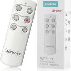 White RMT-P1BT Wireless Remote Control for Sony ZV-1II ZV-E10 a6700 a7RV a7IV a9III a7RIV a6600 Vlogging YouTube TikTok Shooting