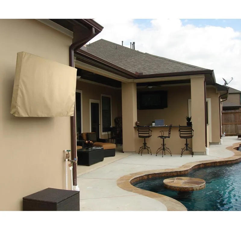 Description Picture 4 of itemOff-White Premium Waterproof Outdoor TV Protective Cover 55 To 58 Inches, Weatherproof Outdoor TV Housing