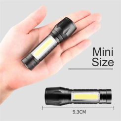 Flashlight Waterproof Mini Led Flashlight Zoomable Portable Tactical Flashlight Aluminum Alloy Lantern Strong Lamp 2000lm