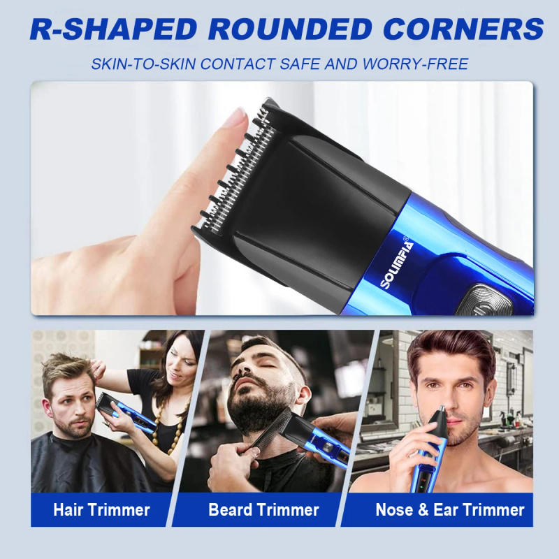 Description Picture 3 of item3 in 1 Electric Shaver USB Charging Hair trimmer Electric Rechargeable Nose Professional Shaving Machine