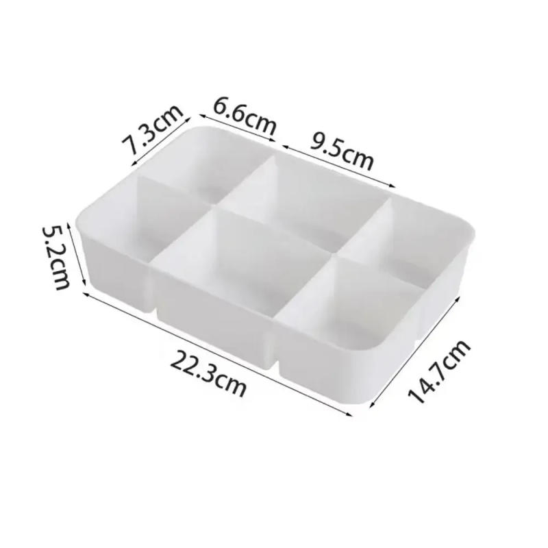 Description Picture 2 of item4 Layers Stackable Desk Storage Organizer Transparent Plastic Makeup Organizer Box Durable Jewelry Container Bins Drawer Table