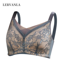 LERVANLA 818 Mastectomy Bra with Pocket  Breast Form Pads Included  Adjustable  Cotton Comfort and Leisure