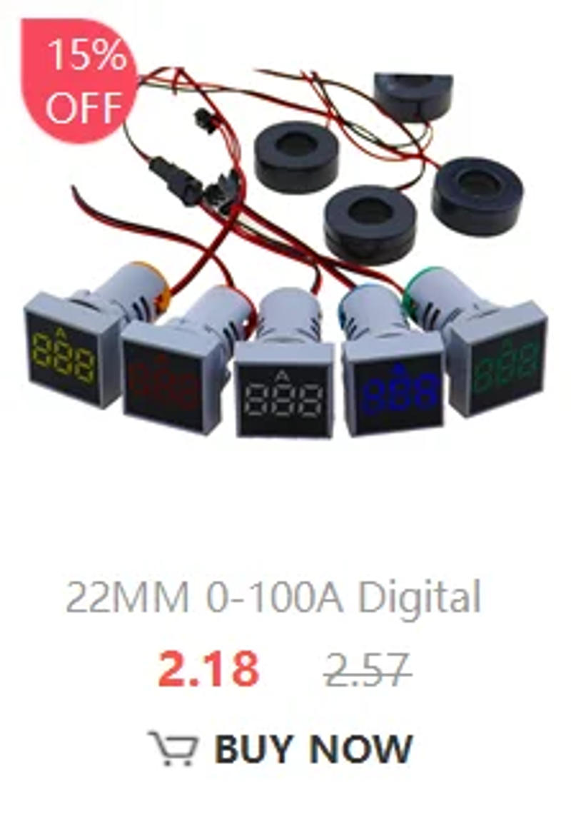 Description Picture 5 of item22mm Panel Mount LED Power Electronic Indicator Pilot Signal Light Lamp 12V 24V 110V 220V 380V