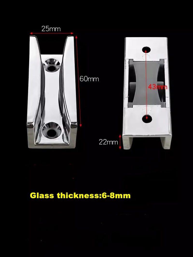 Description Picture 3 of itemShower room accessories, glass limit positioning adhesive, bathroom swing stop (SQH104)